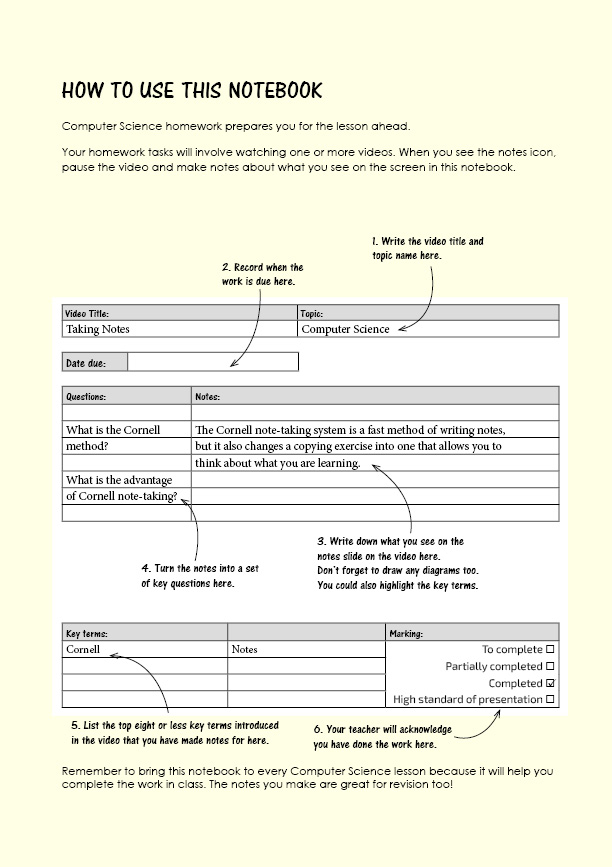 Cornell Notebook AQA A Level (7517) - Image 3