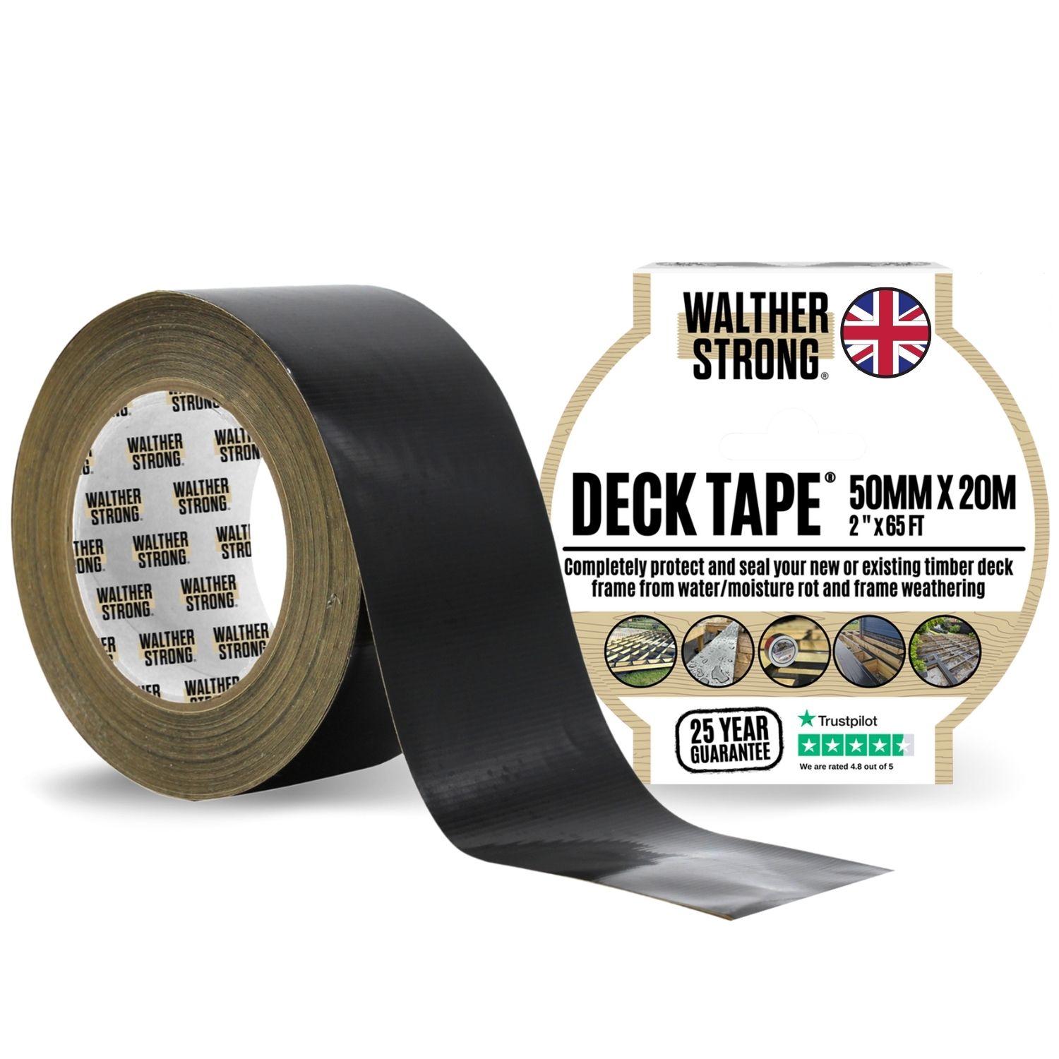 Walther Strong Deck Tape - 50mm x 20m