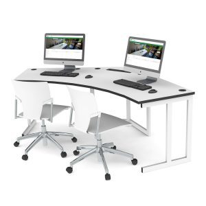 2 Seat Delta Cluster Desk
