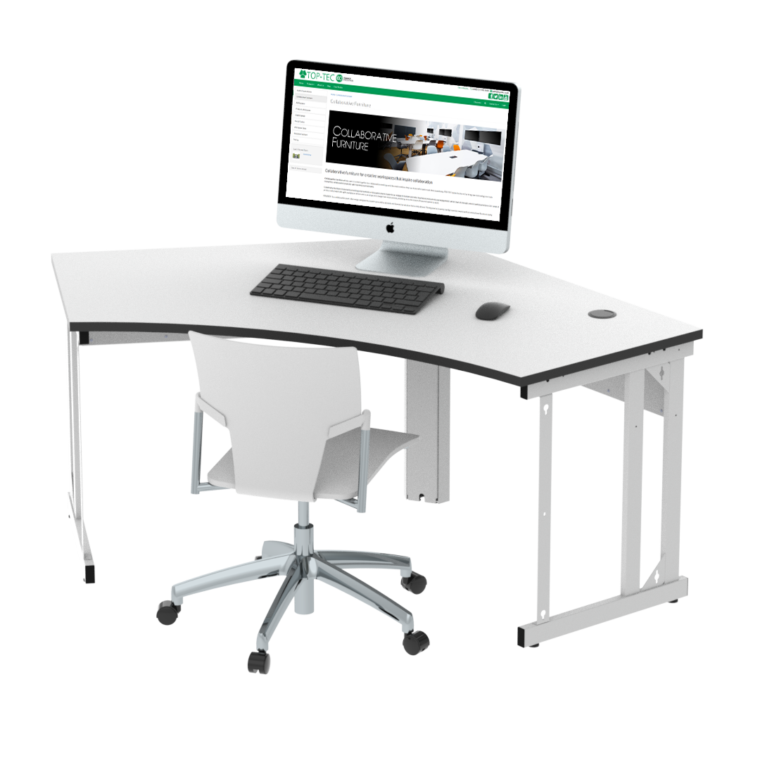 Single Seat Delta Cluster Desk
