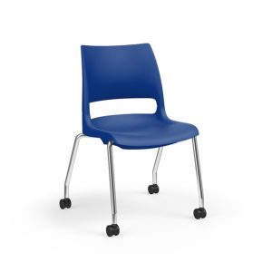 Four-Legged Chair with Castors