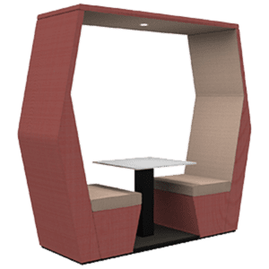 CARREL - 2 seat open den